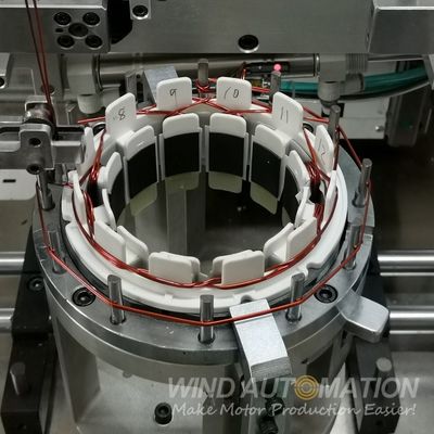 Automatic 4 Stations BLDC Motor Stator Inslot Winding Machine for Precise Winding
