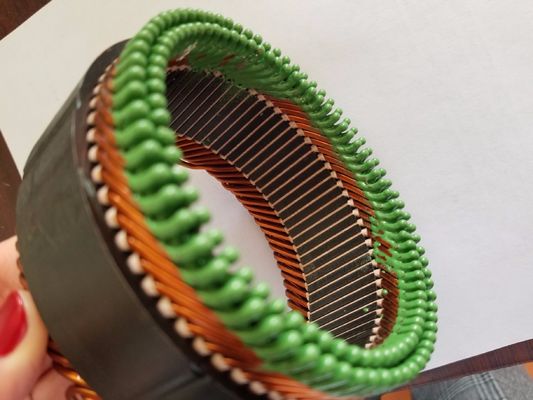 Middle Size WIND-HDP Hybrid EV Car Motor Stator Coil Conductor Powder Coating Machine
