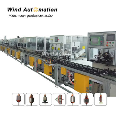 Vacuum Cleaner Motor Armature Production Line with Conveyor WIND-APL 100 Sets/Year