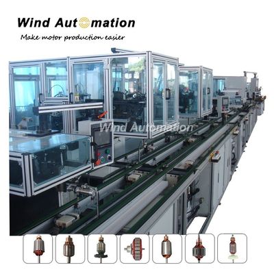 WIND-APL Power Tool Motor Armature Production Machine Rotor Assembly Line 100 Sets/Year