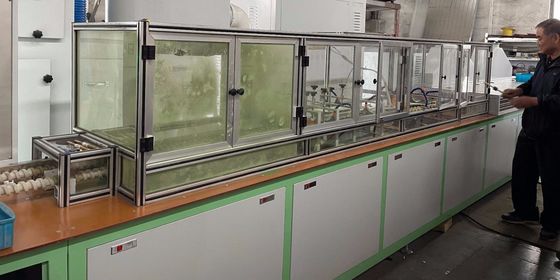 Electrostatic Powder Coating Machine for Rotor with Inclined Skew Slot